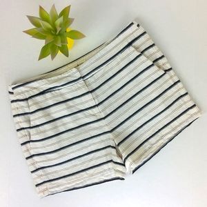 Beacon Cove Linen Blend Nautical Shorts Women's Size 6